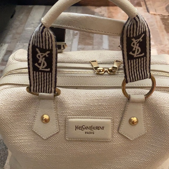 Auth Yves Saint Laurent Vintage YSL satchel bag